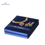 Kundan Silver Set with Gold Plating - Image 3